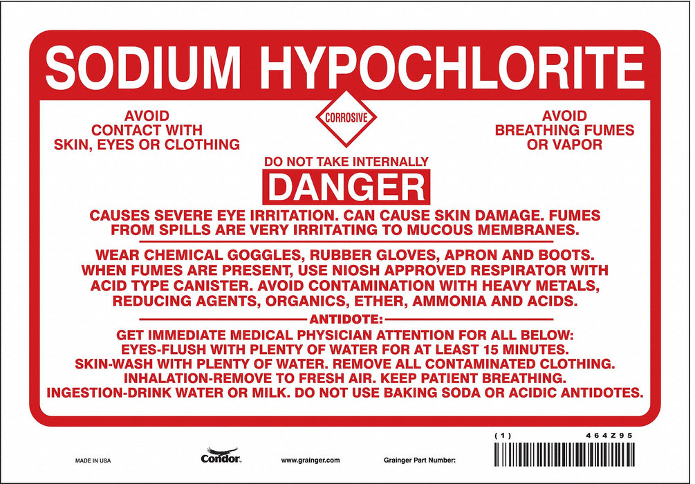 Safety Sign 7 inx10 in Vinyl