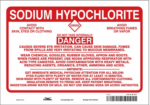 Safety Sign 7 inx10 in Vinyl