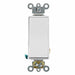 Wall Switch White 20 A Single Pole 2 hp
