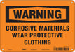 Safety Sign 7 in x 10 in Aluminum