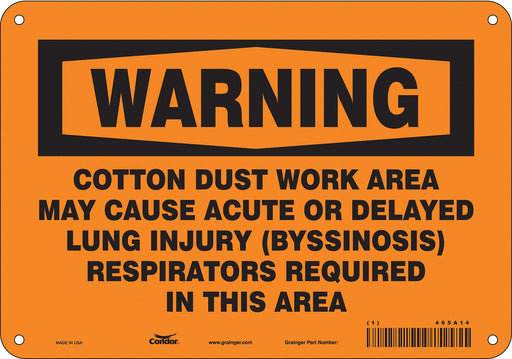 Safety Sign 7 in x 10 in Polyethylene