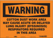 Safety Sign 10 in x 14 in Vinyl