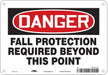 J7712 Safety Sign 7 in x 10 in Aluminum