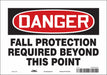 J7712 Safety Sign 7 inx10 in Vinyl