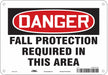 Safety Sign 7 in x 10 in Aluminum
