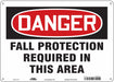 Safety Sign 10 inx14 in Polyethylene