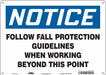 Safety Sign 10 inx14 in Aluminum