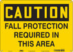 Safety Sign 10 in x 14 in Polyethylene