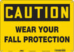 Safety Sign 10 inx14 in Aluminum