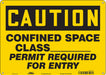 Safety Sign 10 inx14 in Aluminum
