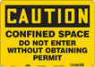 Safety Sign 10 inx14 in Aluminum