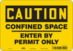 Safety Sign 7 in x 10 in Aluminum