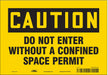 Safety Sign 7 inx10 in Vinyl