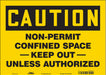 J8712 Safety Sign 10 in x 14 in Vinyl