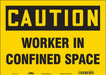 J8713 Safety Sign 10 in x 14 in Vinyl
