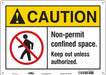 J8714 Safety Sign 10 in x 14 in Aluminum