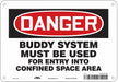 Safety Sign 7 in x 10 in Aluminum