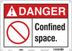 Safety Sign 10 inx14 in Aluminum