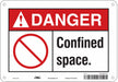 Safety Sign 7 inx10 in Polyethylene