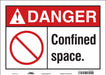 Safety Sign 10 inx14 in Vinyl
