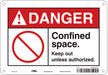 Safety Sign 7 in x 10 in Aluminum