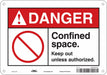 Safety Sign 7 in x 10 in Polyethylene