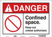 Safety Sign 10 in x 14 in Vinyl