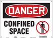 Safety Sign 10 inx14 in Aluminum