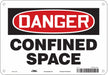 Safety Sign 7 inx10 in Aluminum