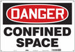 Safety Sign 14 inx20 in Polyethylene