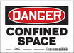 Safety Sign 5 inx7 in Vinyl