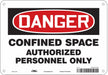 Safety Sign 7 in x 10 in Aluminum