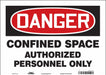 Safety Sign 10 inx14 in Vinyl