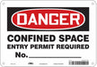 Safety Sign 7 in x 10 in Polyethylene