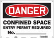 Safety Sign 10 inx14 in Polyethylene