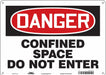 Safety Sign 10 inx14 in Aluminum