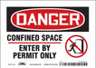 Safety Sign 5 inx7 in Vinyl