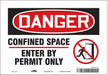 Safety Sign 7 inx10 in Vinyl