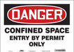 Safety Sign 10 inx14 in Vinyl