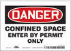 Safety Sign 5 inx7 in Vinyl