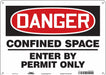 J6916 Safety Sign 10 inx14 in Aluminum