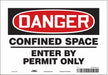 J6916 Safety Sign 7 inx10 in Vinyl