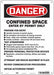 Safety Sign 14 inx10 in Aluminum