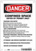 Safety Sign 10 inx7 in Polyethylene