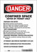 Safety Sign 10 inx7 in Vinyl