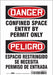 Safety Sign 10 inx7 in Vinyl