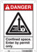 Safety Sign 10 inx7 in Aluminum