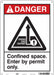 Safety Sign 14 inx10 in Aluminum