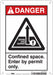 Safety Sign 10 inx7 in Polyethylene