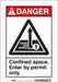 Safety Sign 10 inx7 in Vinyl
